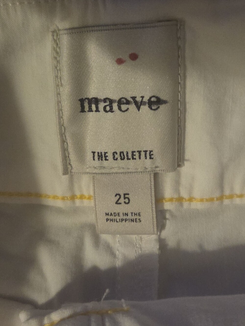 The Colette Magic Fabric Embroidered Crop Wide-Leg Pants by Maeve Sz 25 - Picture 4 of 4